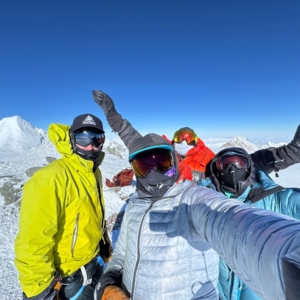 The team on the summit of Mount Vinson!