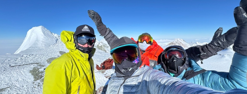 The team on the summit of Mount Vinson!