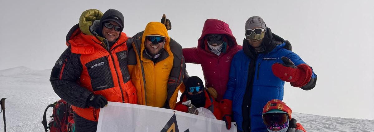 Summit photo on top of Mount Vinson!