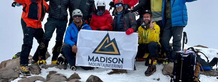 The January 5, 2025 expedition team on the summit!