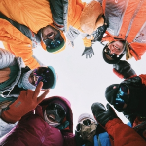 On the summit during our third Mount Vinson expedition of the season!