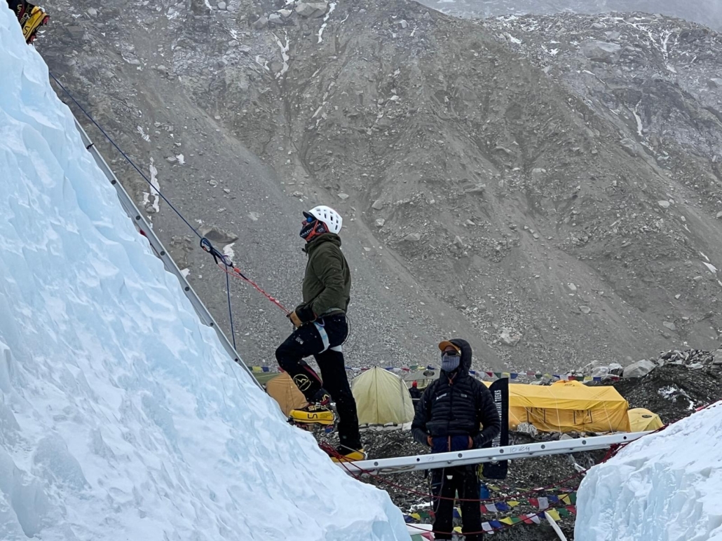 One of team members navigating the skill course (photo by Susan Agar)