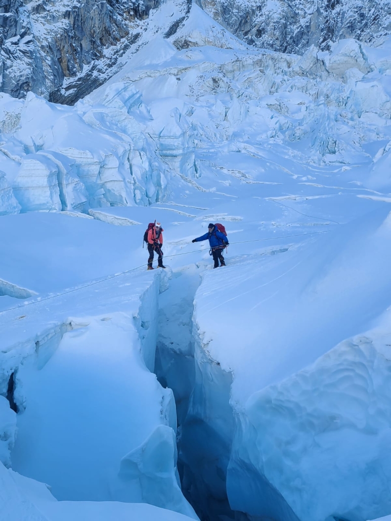 Crevasse crossing