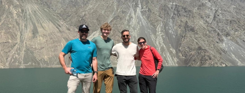 Our climbers Josh, Ryan, Casey and Tracy enjoying the Karakoram scenery near Skardu!