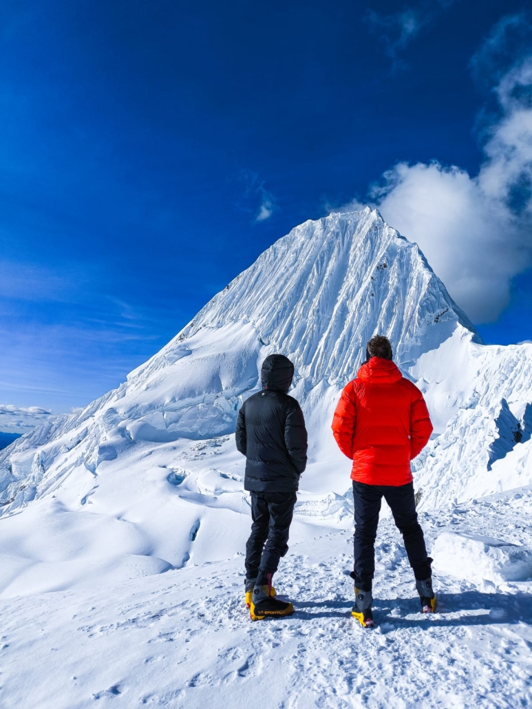 Gazing back upon Alpamayo