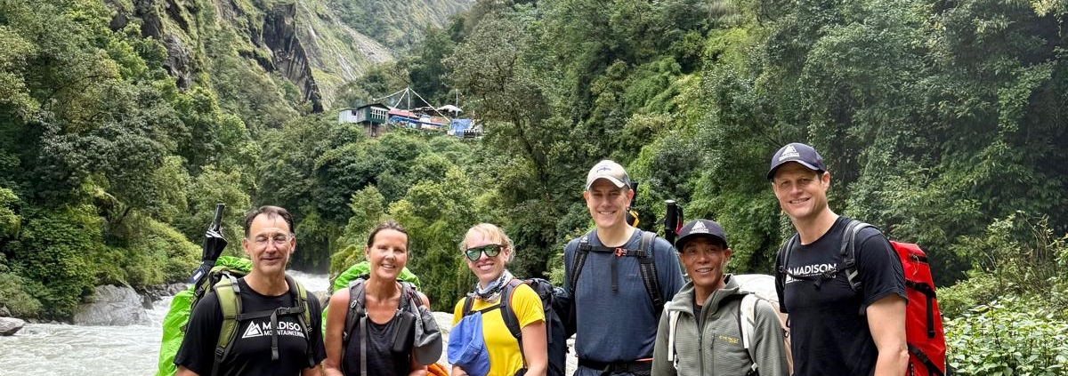 The team together in the Langtang Valley!
