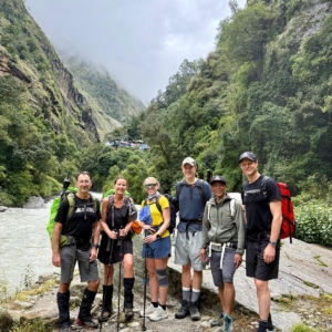 The team together in the Langtang Valley!