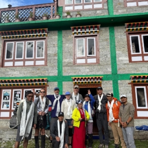 After a week of trekking in the Langtang Valley, the team is excited to head back to Kathmandu!