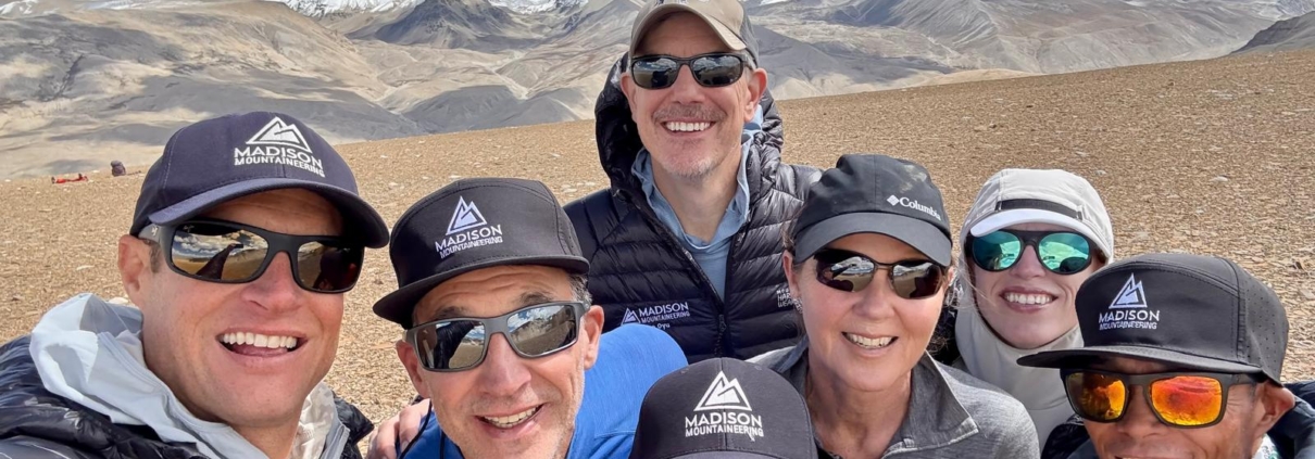 During todays acclimatization hike!