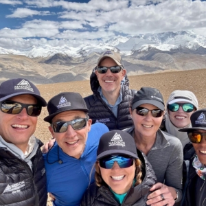 During todays acclimatization hike!
