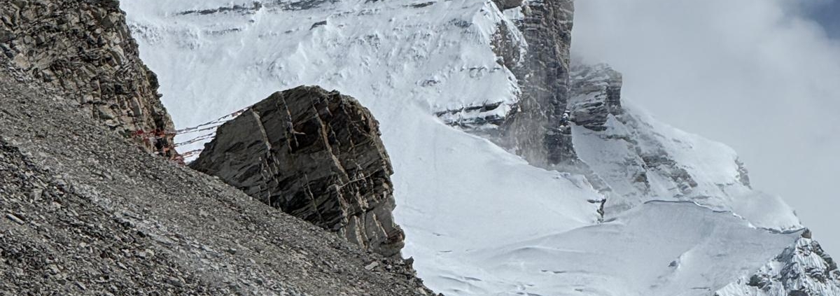 First up close view of Cho Oyu!