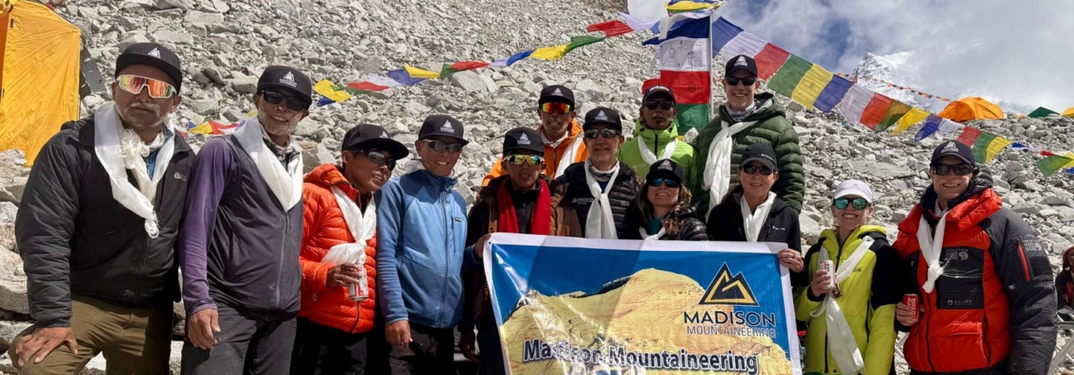 The team together after our Puja ceremony!