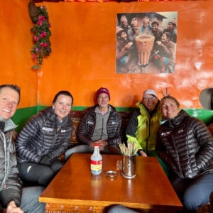 Waiting out the storm in Tingri!
