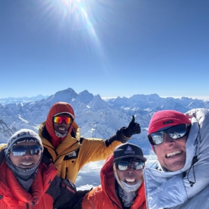From the summit of Cho Oyu!