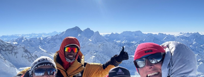 From the summit of Cho Oyu!