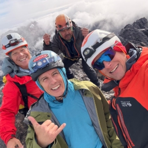 Summit photo atop Carstensz Pyramid!