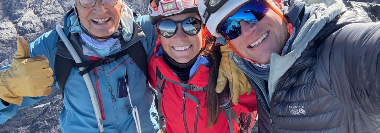 Art, Kristin, and Garrett on the summit!