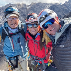 Art, Kristin, and Garrett on the summit!