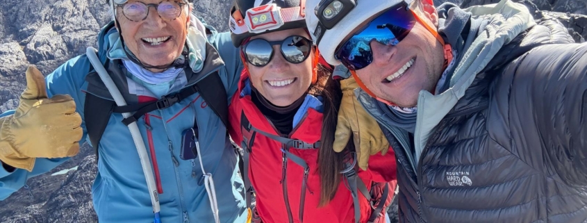 Art, Kristin, and Garrett on the summit!