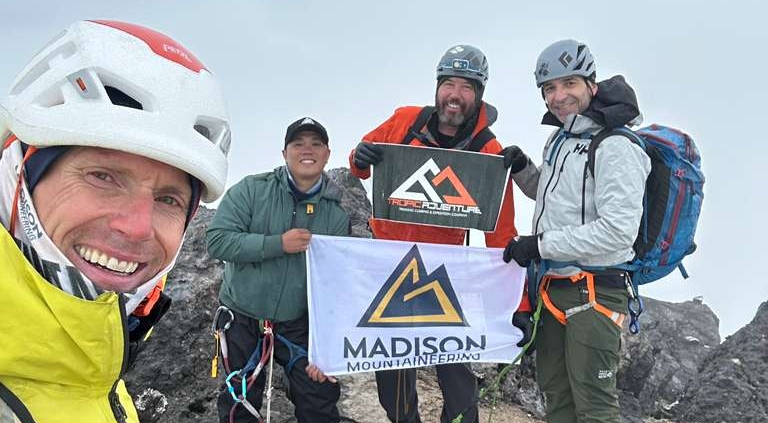 Summit photo atop Carstensz Pyramid!