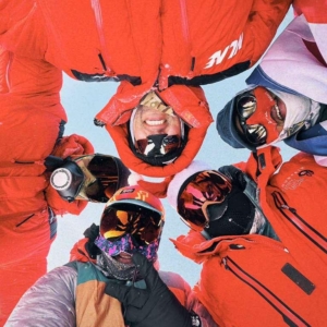 The team together on the summit of Mount Vinson!