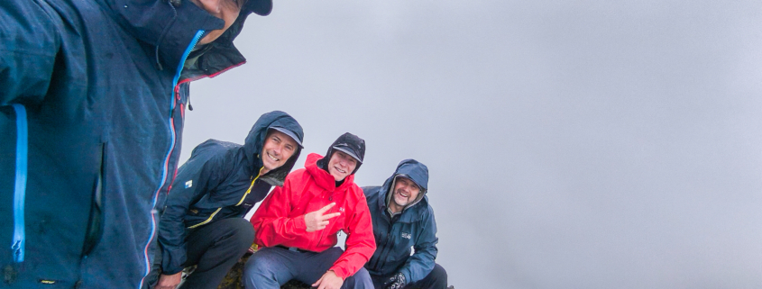 The team on the summit of Pasochoa Volcano!