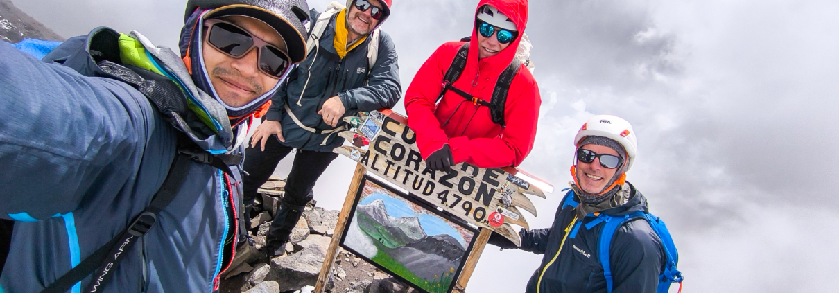 The team atop Corazón!