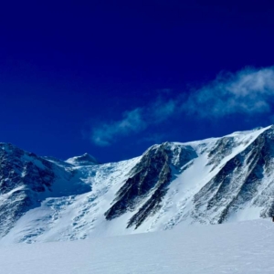 On the move from Vinson Base Camp to Low Camp