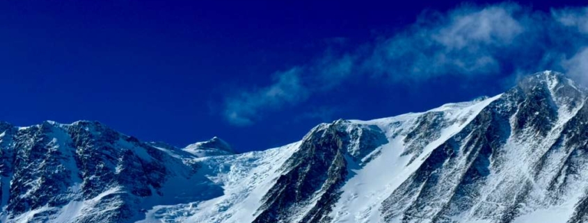 On the move from Vinson Base Camp to Low Camp