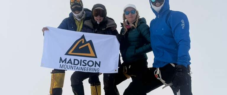 Some of the team on the summit of Mount Vinson!