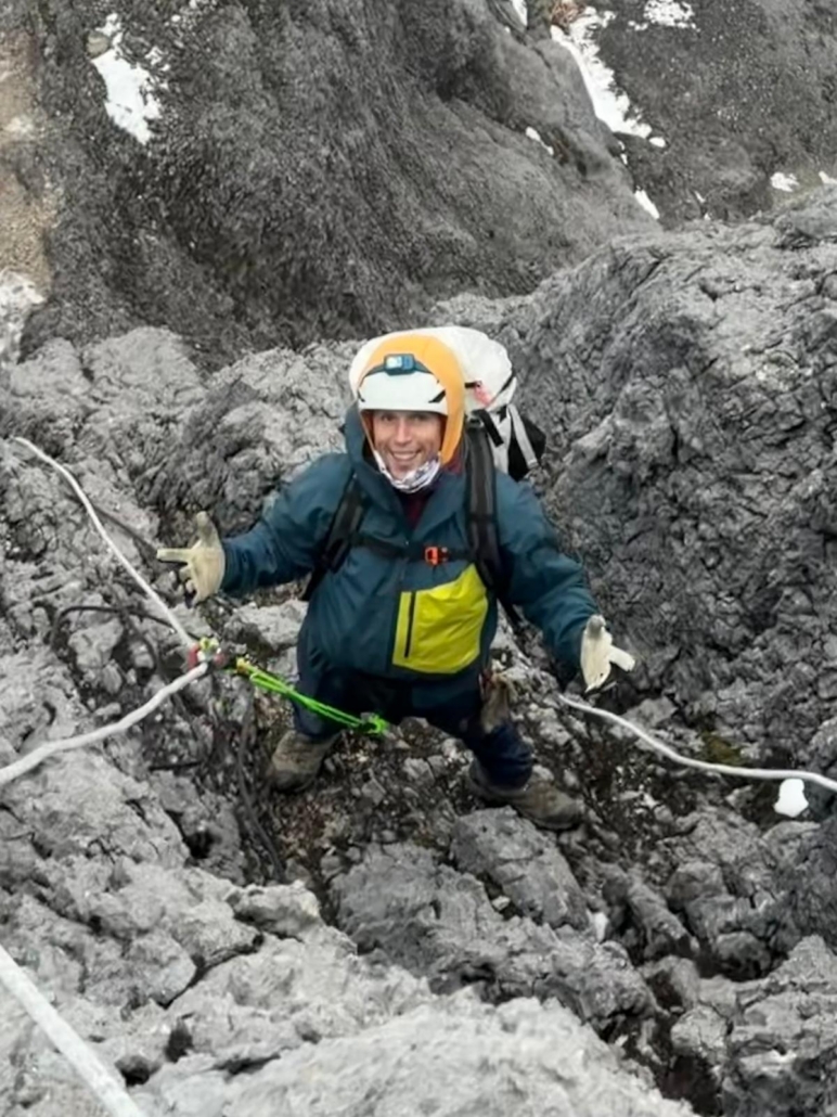 High up on Carstensz Pyramid