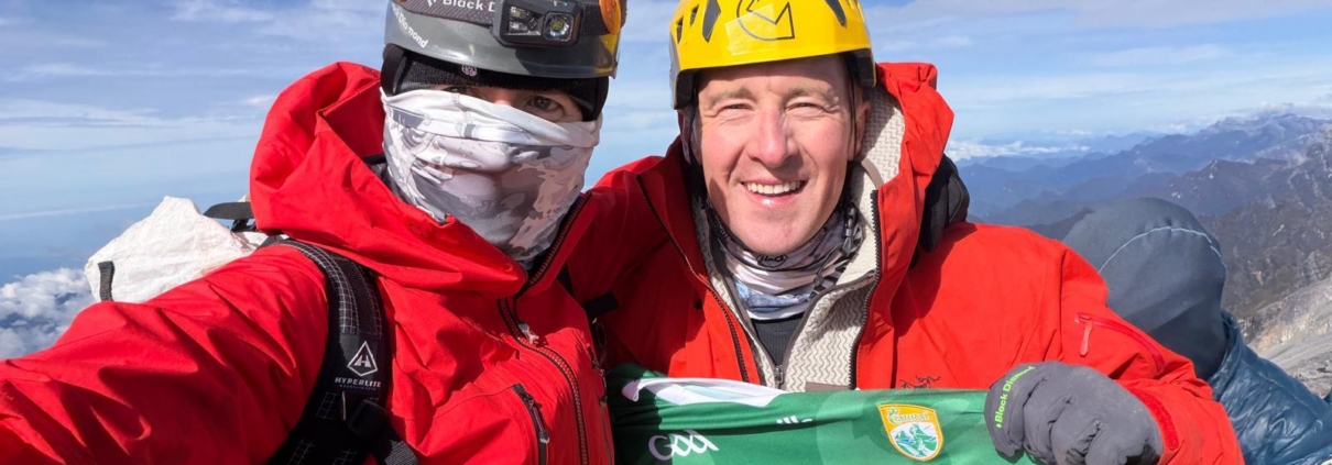 Summit photo atop Carstensz Pyramid!