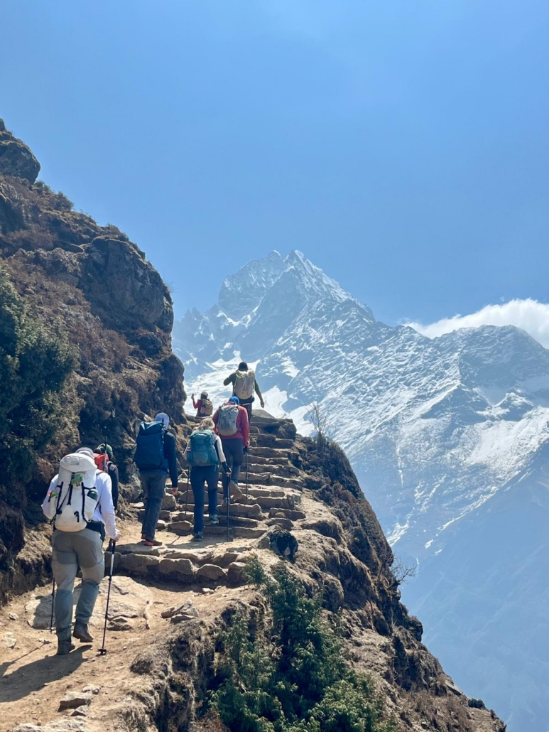 Ama Dablam as seen from the trail.