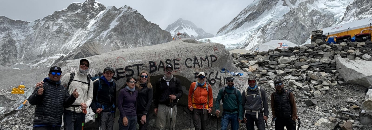 The Madison Mountaineering team in Everest Base Camp!