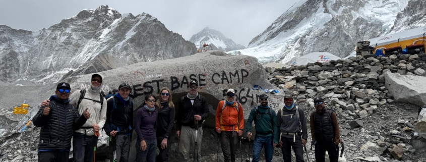 The Madison Mountaineering team in Everest Base Camp!