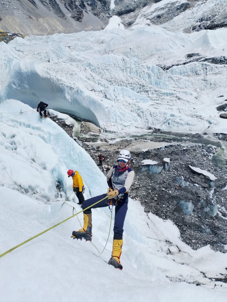 Technical training in Everest Base Camp