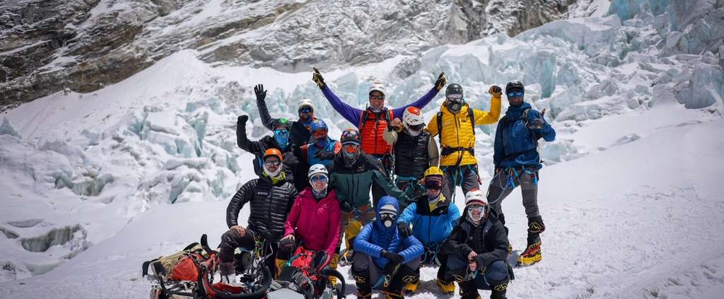 First foray into the Khumbu Icefall (photo by Terray Sylvester)