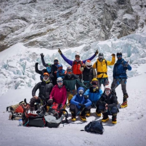 First foray into the Khumbu Icefall (photo by Terray Sylvester)
