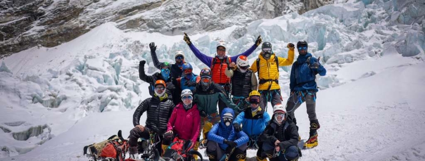 First foray into the Khumbu Icefall (photo by Terray Sylvester)