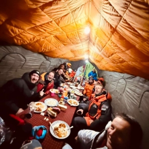 Dinner time in Camp 2