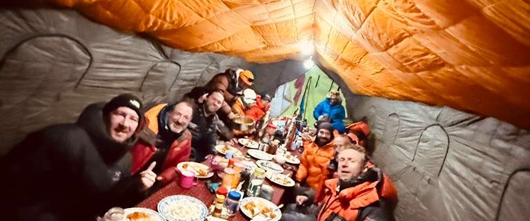 Dinner time in Camp 2