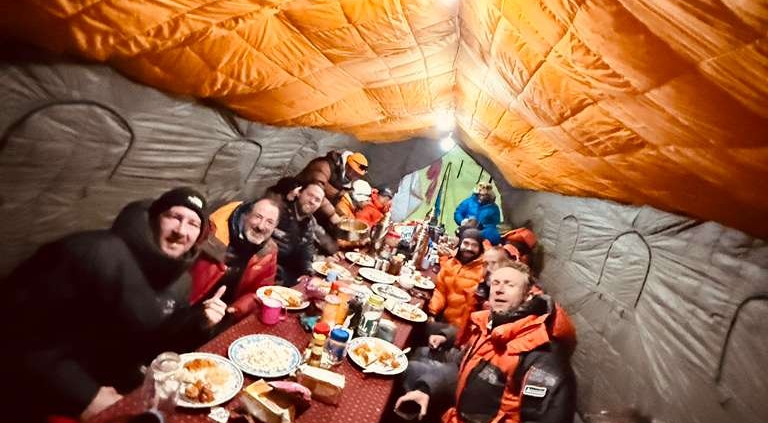 Dinner time in Camp 2