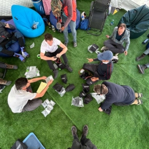 Oxygen systems briefing in Everest Base Camp.