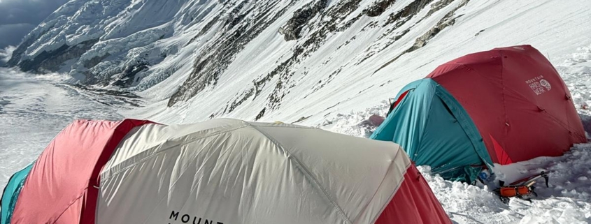 Mountain Hardwear Trango tents in Camp 3