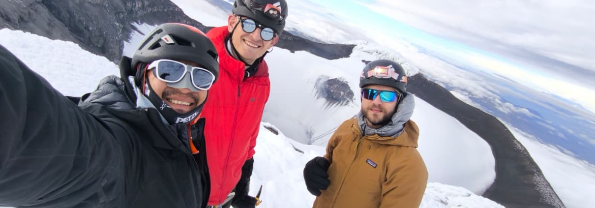 Summit photo atop Cotopaxi!