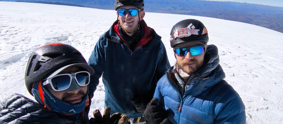 Summit photo on Chimborazo!