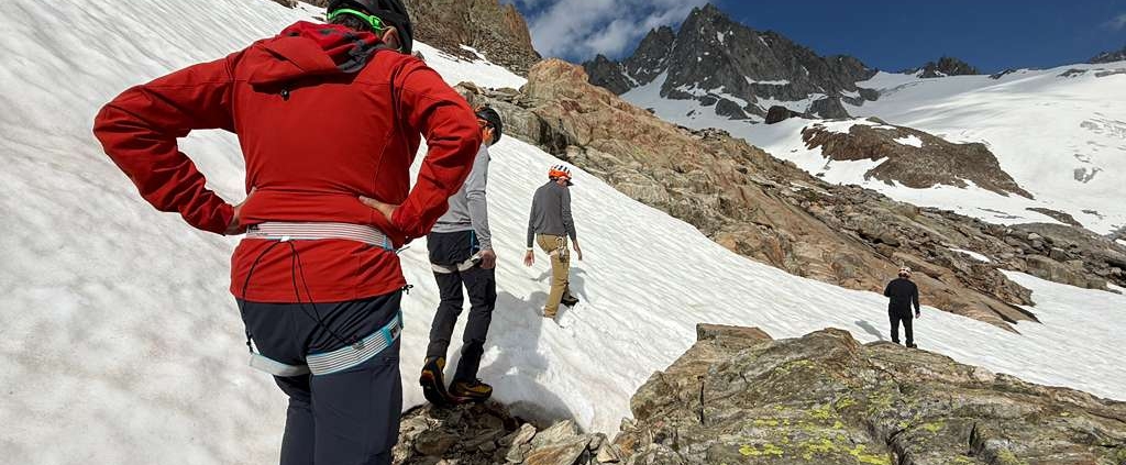 Technical training as we prepare for Mont Blanc in a few days time!