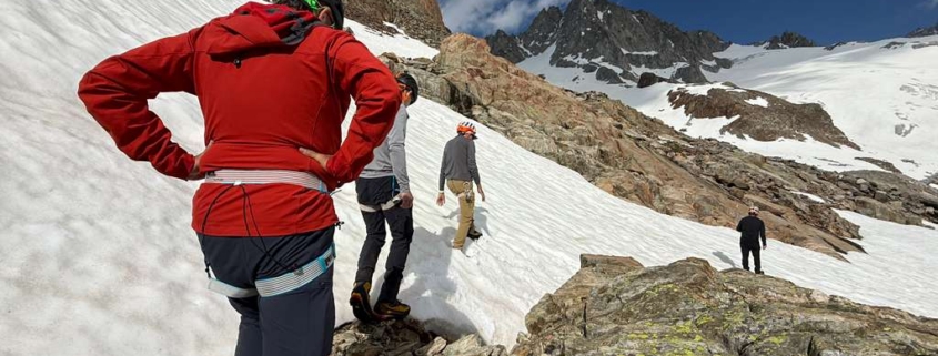 Technical training as we prepare for Mont Blanc in a few days time!