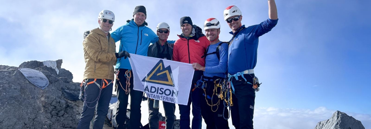 Summit photo atop Carstensz Pyramid!