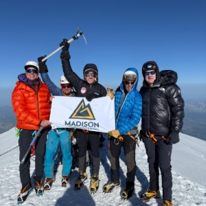 Summit photo on Mont Blanc!